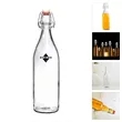 Clear Swing Top Glass Bottle
