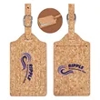 Natural Cork Luggage  Travel  Airline Boarding Tags