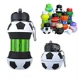 19oz Silicone Foldable Bpa Free Leakproof Sports Water Jugs