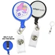 Large Retractable Round Badge Reel w/ Belt Clip