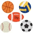 Sports Pop Fidget Bubbles Push Toy
