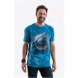 3D Animal-Inspired Shark Dyed T-Shirt