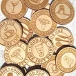 1-1/2" Natural Wood Wooden Nickel Coins