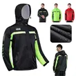 Mens Rain Jacket with Hood