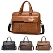 Leather Briefcase Business Laptop Bag