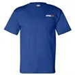 Bayside 100% Cotton Pocket T-shirt