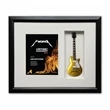 22" x 19" Shadowbox w/10" 3 M™ Vinyl Logo Mini Guitar