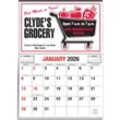 Date Master Half Apron Calendar - 2-Color Imprint