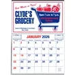 Date Master Half Apron Calendar - 2-Color Imprint