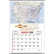 Large U.S. Map Full Apron Calendar
