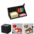 Foldable Cube Sticky Note Pen Holder