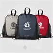 Jotun Recycled Polyester Pocketed Drawstring Bag-Silkscreen