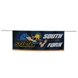 3' x 8' Parade Banner Straight Bottom Kit w/Gold Fringe