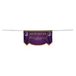 3' x 6' Parade Banner Scallop Bottom Kit w/Gold Fringe