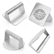 Stainless Steel Meat Press Grill Kitchen Tool Household Mold