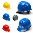 Construction Hard Hat With Self-Adjusting Suspension
