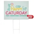 36" x 24" Corrugated Plastic Sign Kit (Double-Sided)