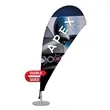 Micro Teardrop Sail Sign Flag Kit (Double-Sided)