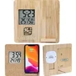 Wooden Digital Alarm Clock Wireless Charger