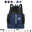 Drawstring Mesh Beach Swim Backpack