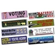 Magnetic Car/Truck/Auto/Vehicle Bumper Sign - 11.5x3