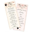 Wedding Program Card Flat - 3.5x8.5