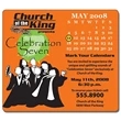 Religious Calendar Magnet - 3.5x4 Round Corners - 25 mil.