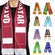 MOQ 20 pcs Full Color Cheap Satin Scarf