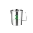 32 Oz Stainless Steel Milk Jug Latte Cup With Measuring