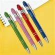 Metal Ballpoint Pen With Color Stylus Tip