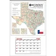 Large State Map Full Apron Calendar - Texas