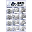 Small Spaces Year-In-View® Calendar - 4-Color Imprint