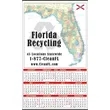 Large State Map Year-In-View® Calendar - Florida