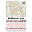 Large State Map Year-In-View® Calendar - Missouri