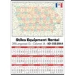 Small State Map Year-In-View® Calendar - Iowa