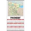 Small State Map Year-In-View® Calendar - Minnesota