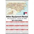 Small State Map Year-In-View® Calendar - North Carolina