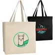 6 Oz Cotton Canvas Grocery Tote Bags