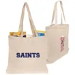 Natural Cotton Grocery Shopping Tote Bag