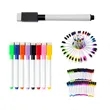 Dry Erase Markers with Magnetic Cap and Eraser