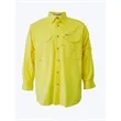 Safety Color 100% Polyester Fishing Shirt Long sleeves