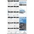 Mail-Rite Year-In-View® 2-Color Calendar