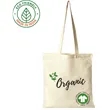 Organic Cotton Tote Bag Grocery Promo Giveaway 5 oz (15x15)