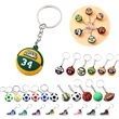 PVC 3D basketball keychain