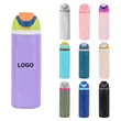 24 oz Insulated Stainless Steel Water Bottle with Straw for