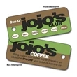 Plastic Key Tag -2.75x1.125 UV-Coated (1S) - 10 pt.