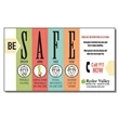 Health Business Card Magnet - 3.5x2 (Square Corners) - 25 mi