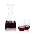 Barham Carafe & Carlita Stemless Wine