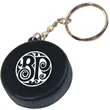 Keyring with Hockey Puck Stress Ball