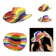 Rainbow Pride Cowboy Hat w/ EVA Fabric for Events & Parties